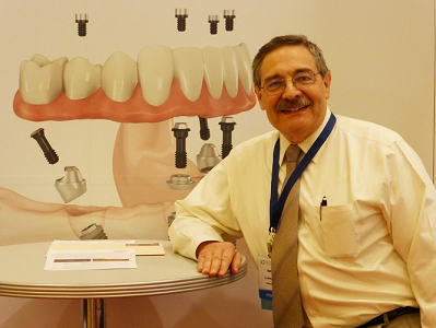 Dr. Matthew Zizmor at the American College of Prosthodontists Convention furthering his knowledge of dental implants