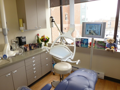 Treatment rooms all have large windows