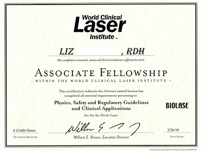 Soft tissue laser Certification